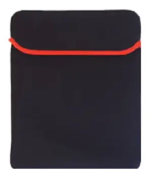 Capa Satellite Acolchoada para Notebook A-KP12 Preto/Vermelho 15.6"