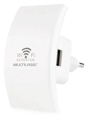 Repetidor de Señal Multilaser Wireless WiFi RE055SA 300MBPS