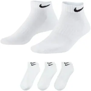 Meias Nike Cushion Low Cut SX7670-100 3U Blanco (3 Pares)
