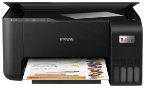 Impresora Epson EcoTank L3210 3 en 1 Bivolt Negro