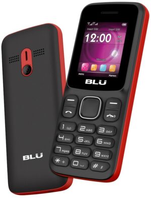 Celular Blu Z4 Z194 1.8" Dual Sim Bluetooth Radio FM - Negro/Rojo