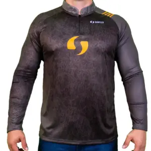 Camiseta Sunflex Dry-Fit UV50+ Masculino - Gris