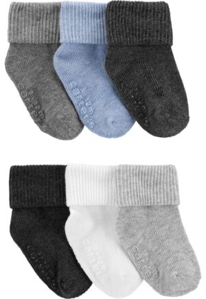 Medias Carter's 1H573110 Femenina - (6 Pares)