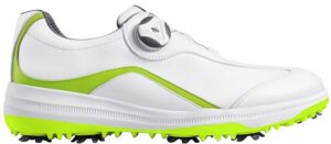 Outlet Calzado para Golf PGM XZ169 Blanco/Verde Fluorescente - Masculino