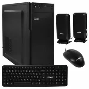 Gabinete ATX Satellite K702 Kit Barebone Teclado, Mouse e Speaker Portugués