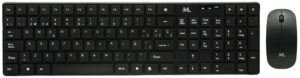 Teclado y Mouse Inalámbrico Mtek KM-5197B - Negro (Español)