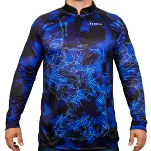 Camiseta Sunflex Dry-Fit UV50+ Masculina - Azul