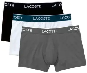 Boxer Lacoste 5H968123 RXZ - Masculino (3 unidades)