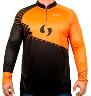 Camiseta Sunflex Dry-Fit UV50+ Energy Masculina - Naranja