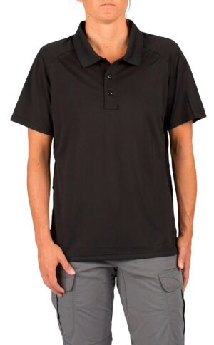 Camiseta Polo 5.11 Tactical Helios 61305-019 Negra - Femenina
