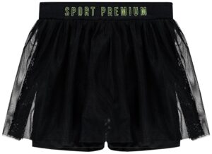 Short Pollera de Tul Orchestra HFIPA8-NOI Negro