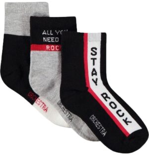 Medias Orchestra AGAKG7-NOI - Masculino (3 Pares)