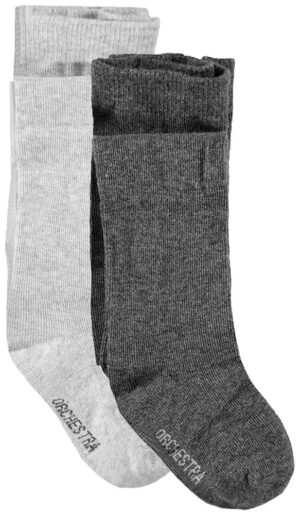 Medias Calza Bebé Orchestra AI000P-GRM Femenina (2 Pares)