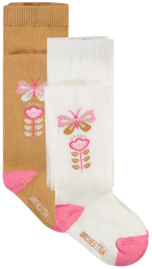 Medias Calza Bebé Orchestra AI0097-ECR Caramel Folk Femenina (2 Pares)