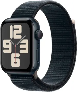 Apple Watch SE 2 (GPS) Caja Aluminio Midnight 44mm Pulsera Sport Loop Midnight MREA3LL