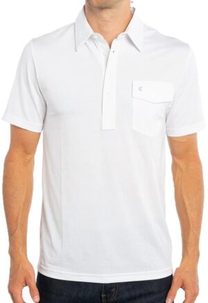 Outlet Camisa Criquet Polo Blanco Masculina