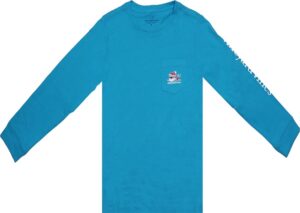 Outlet Camiseta manga larga Vineyard Vines Kids 3V012542 Masculina - Turquesa