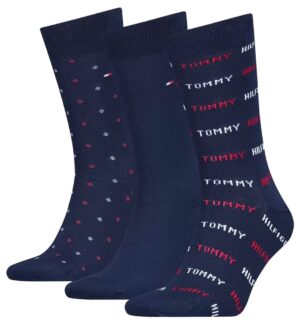Outlet Medias Tommy Hilfiger 701220147 001 Masculina (3 Pares)