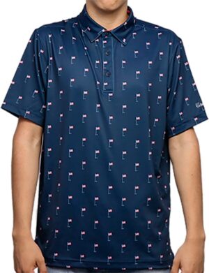 Outlet Camiseta Polo Walter Hagen MGA11485 Navy - Masculina