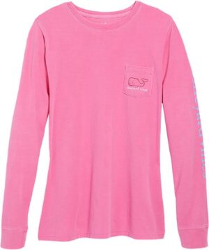 Outlet Camiseta Manga Larga Vineyard Vines 2V002283 Rosa - Masculina