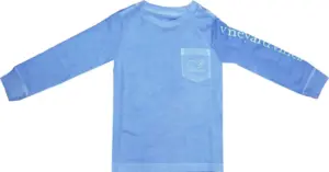 Outlet Camiseta manga longa Vineyard Vines Kids 3V012807 Masculina - Celeste