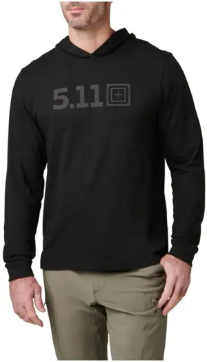 Camiseta con capucha 5.11 Tactical Hoodie 76165-190 Negra - Masculina