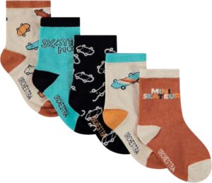 Medias Bebé Orchestra ALAMQ5-ECR - Masculina (5 Pares)