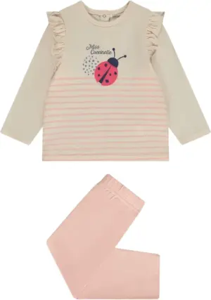 Conjunto Pijama Para Bebé Orchestra HB010I-ROC - Femenino (2 Piezas)