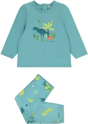 Conjunto Pijama para bebé Orchestra HNAYEQ-BLM Masculino (2 piezas)