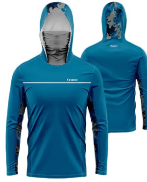 Camiseta Sunflex Confort Dry UV50+ Masculina - Azul