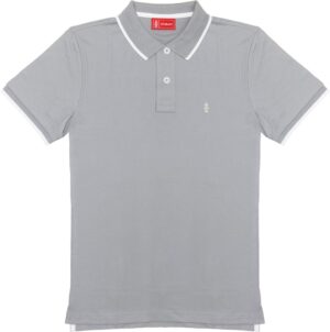 Camiseta Polo Hydrant Premium PH00001 Gris/Blanco - Masculina