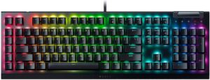Teclado Gaming Razer BlackWidow V4 X RZ03-04700200-R3U1 (Inglés Alámbrico) Switch Green