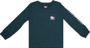 Outlet Camiseta manga larga Vineyard Vines 7V001540 Verde - Femenina