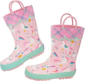 Bota de lluvia Infantil Stephen Joseph Pink Unicorn