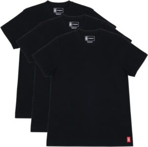 Camiseta Hydrant TH00009 Negra - Masculina (3 unidades)