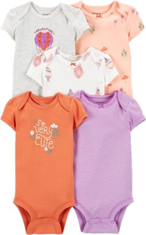 Body Carter's 1P567010 - Femenino (5 Unidades)