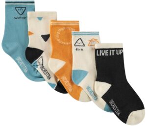 Medias para bebé Orchestra AGAKK5-ECR - Masculina (5 Pares)