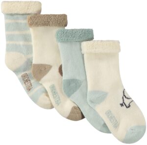 Medias para bebé Orchestra ANAO8B-VEC - Masculina (4 Pares)