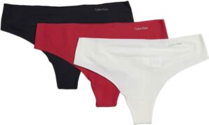Bombacha Calvin Klein QF7287 021 - Femenina (3 Pzs)