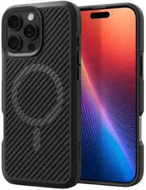Funda Spigen para iPhone 16 Pro Max 6.9" Core Armor ACS08024 Matte Black (MagFit)