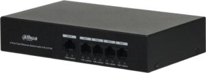 Hub Switch Dahua DH-PFS3005-4ET-36 PoE 4 Puertas
