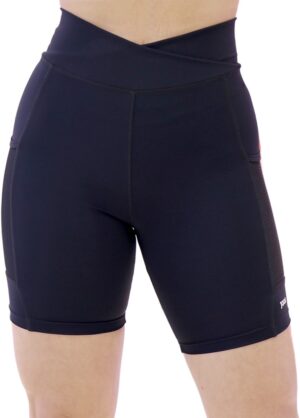 Bermuda legging Joog Poliamida Negra Femenina