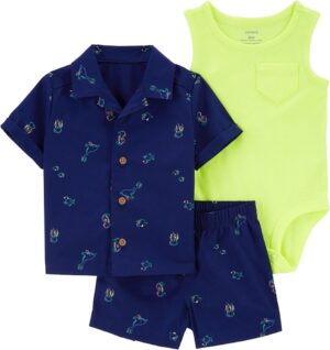 Conjunto Carter's 1Q482710 - Masculino (3 piezas)