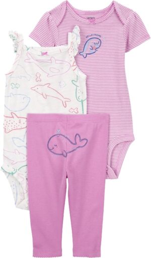 Conjunto Carter's 1Q925010 - Femenino (3 piezas)