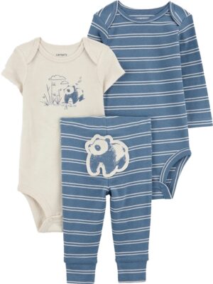 Conjunto para bebé Carter's 1R077710 - Masculino (3 piezas)
