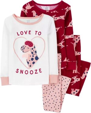 Conjunto de Pijama Carter's 2O585010 - Femenina (4 piezas)