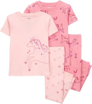 Conjunto de Pijama Carter's 2Q514410 - Femenina (4 piezas)