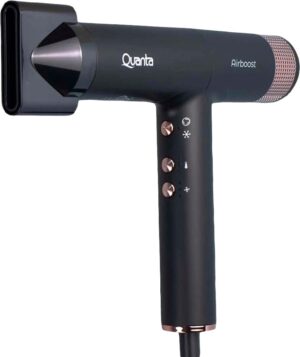 Secador de Cabello Quanta Airboost 3 em 1 QTSCB1700 1700W 220V 60HZ - Negro