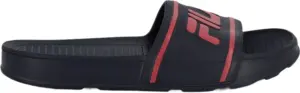 Outlet Zapatilla Fila 1SM00029-024 Sleek Slide ST Masculina Negro/Rojo/Rojo