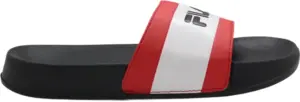Outlet Zapatilla Fila Makena Masculina Negro/Blanco/Rojo